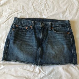 Levi's Skirts - Levi short dark jean skirt Levi's Skirts - Levi short dark jean skirt